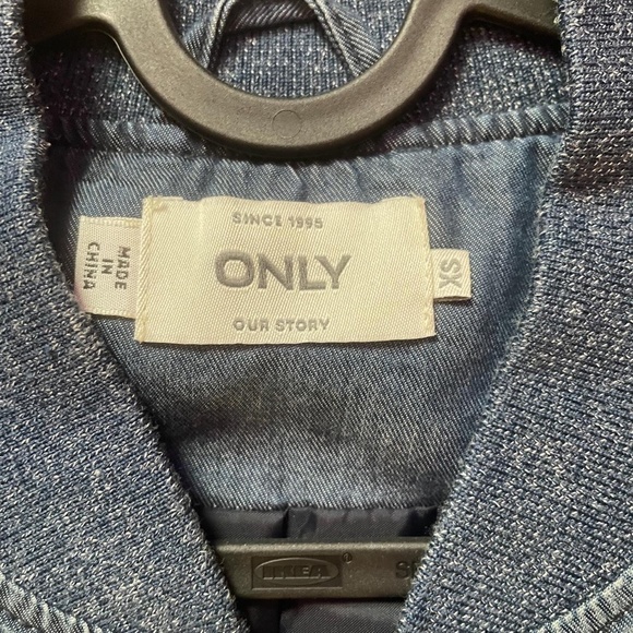 ONLY Denim Bomber Jacket - Picture 2 of 4